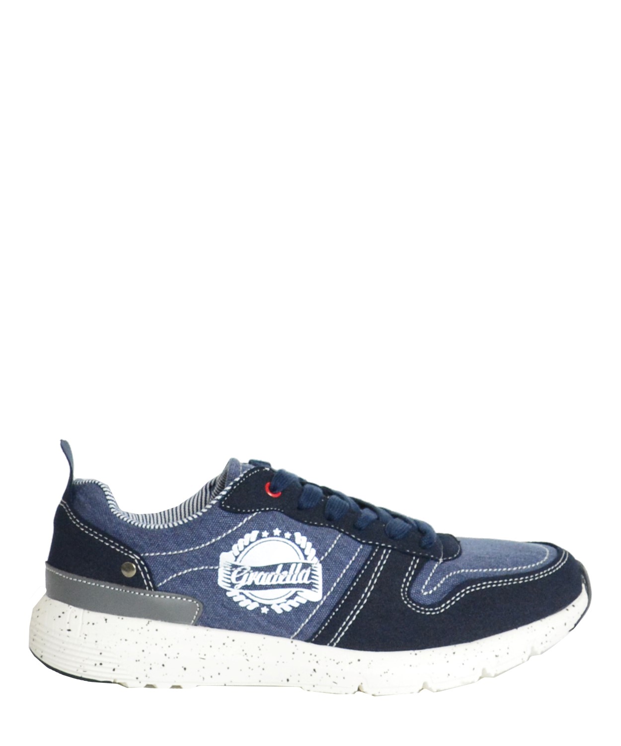 Ανδρικά Sneakers παπούτσια μπλε υφασμάτινα K70420C